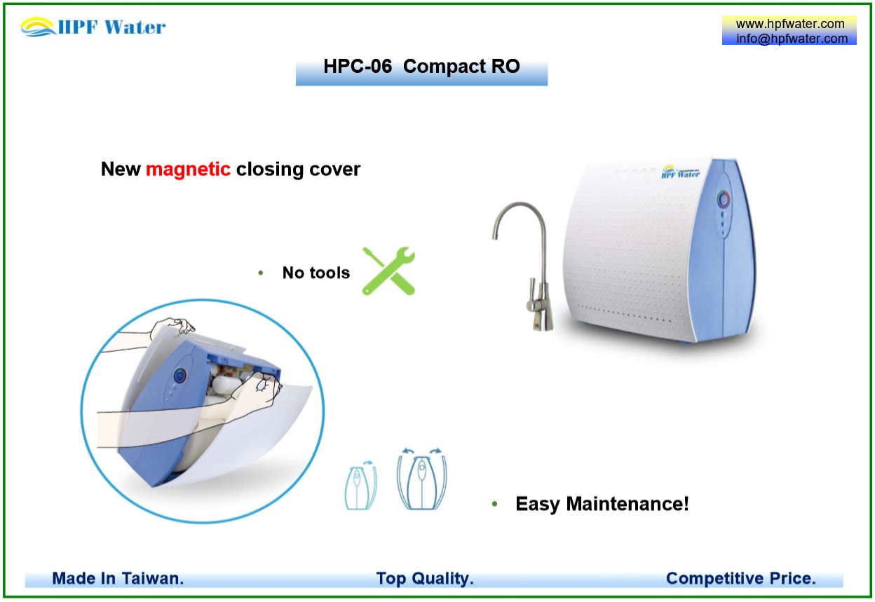 Filter change notice water quality detector leaking sensor auto flushing